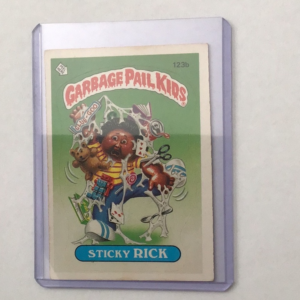 Garbage Pail Kids Card Sticky Rick 123b Trading Card